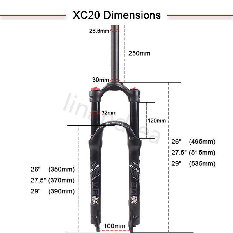 26 mtb suspension fork